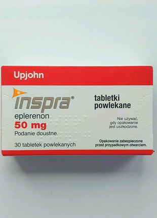 Inspra 50 mg 30 шт eplerenon еплеренон інспра инспра