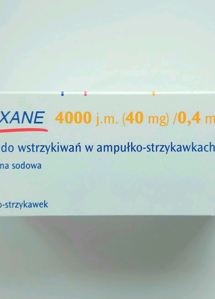 Клексан №10 CLEXANE 4000IU(40MG)/0,4ML ENOXAPARIN