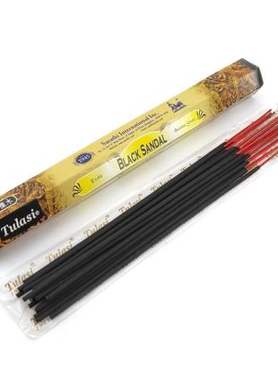 Black sandal exotic incense sticks (черный сандал)(tulasi) шес...