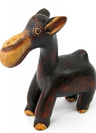 Статуэтка деревянная "верблюд" (12 см) (индонезия)