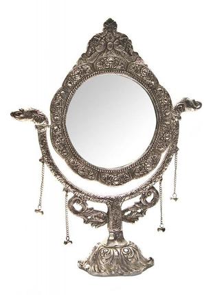 Зеркало настольное "серебро" (41х33х13см)