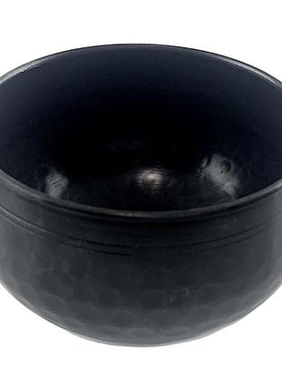 Чаша поющая кованая черная (11.5х10.5х6.5 см)