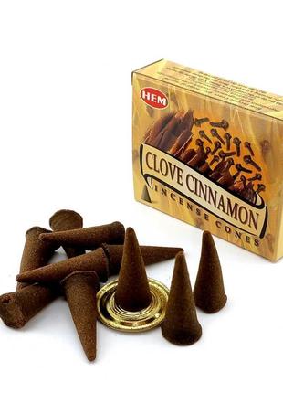Clove cinnamon (гвоздика и корица)(hem) конусы