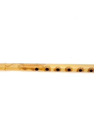 Флейта сулинг бамбуковая "гекон" (27х2,5х3 см)