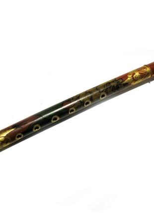 Флейта сулинг расписная бамбук (35х2,5х2,5 см)