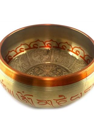 Чаша поющая бронзовая " будда" (11х 10.2х 5.1 см)