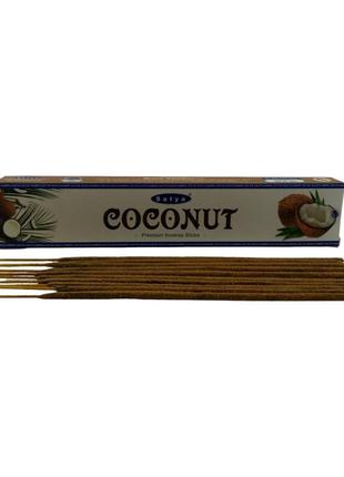 Coconut premium incence sticks (кокос)(satya) пыльцовое благов...