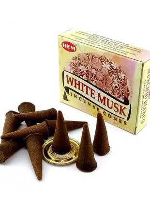 White musk (білий муск) (hem) конуси