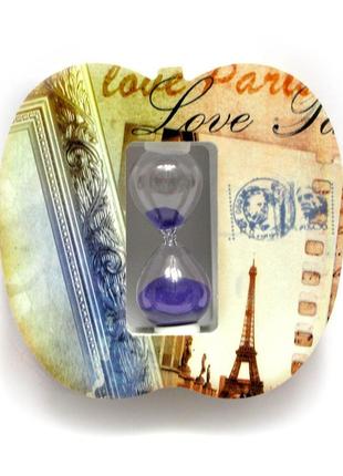 Годинник пісочний "париж" (13х13,5х4 см)