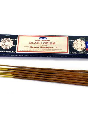 Black opium (черный опиум)(15 гр.)(satya) масала благовоние