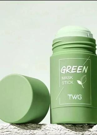 Маска-стик с органической глиной и зеленым чаем
