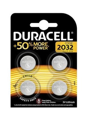 Батарейки Duracell DL2032 DSN Lithium