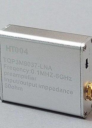 Усилитель LNA 0.1 МГц-6 ГГц 20 дБ HT004 с возможностью встраив...