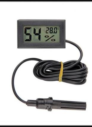 Цифровий термометр-гігрометр із виносним датчиком вологості FY-12