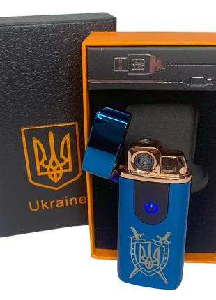 Электрическая и газовая зажигалка Украина с USB-зарядкой HL-43...