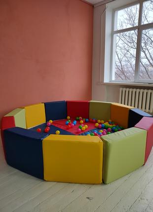 Дитячий ігровий сухий басейн Багатокутник