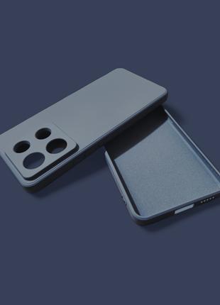 Xiaomi Redmi Note 13 Pro 5G силиконовый чехол микрофибра серый