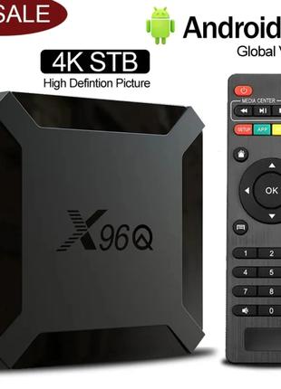 Smart TV Box X96Q Android 10 смарт приставка