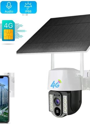 Ip камера 3G/4G WiFi на сонячній батареї, Камера відеоспостере...