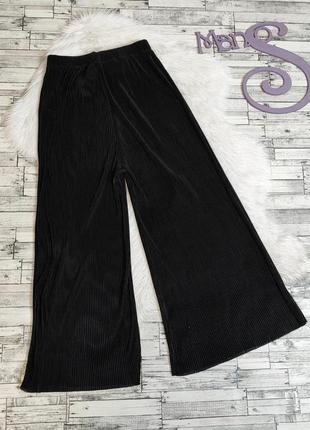 Женские брюки кюлоты lager157 чёрные полосатые размер 40 l