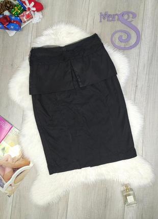 Женская юбка elisabetta franchi чёрная размер s (40)