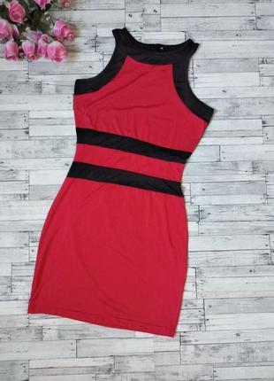 Платье пеньюар женское красно черное сетка размер 42-44 xs-s