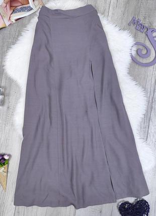 Женская макси юбка-шорты warehouse светло-фиолетового цвета ра...