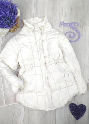 Куртка жилетка женская трансформер house brand белая размер xs/s