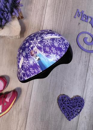 Детский защитный шлем violet snowflakes frozen фиолетовый