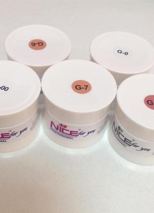 Гели для наращивания ногтей Nice