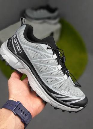 Salomon lab xt-6 сірі  кросівки чоловічі сітка легкі саломон в...