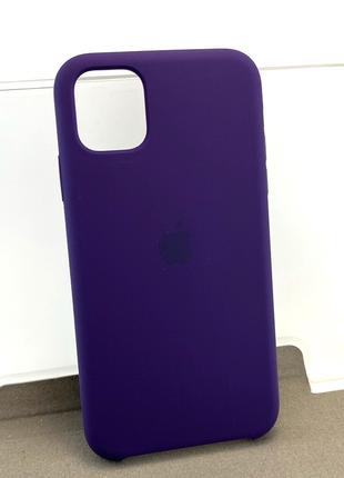 Чехол на iPhone 11 накладка бампер Silicone Case Full силиконо...