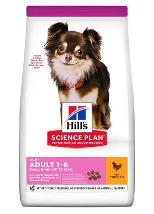 Hills SP Canine Adult Light Small Mini Chicken (Хиллс СП Лайт)...