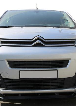 Передня лип накладка (ABS) для Opel Vivaro 2019-2024 рр