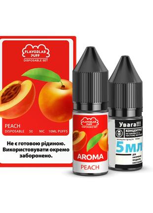 Набор для самозамеса солевой Flavorlab Disposable Puff 10 мл, ...