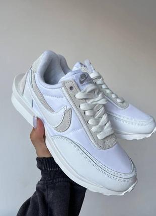 Кроссовки nike waffle sacai