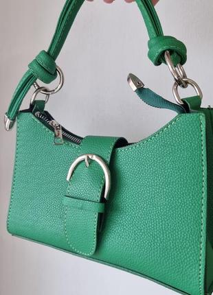 Супер сумочка красивый зелёный цвет