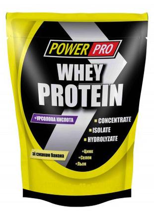 Протеин Power Pro Whey Protein, 1 кг Банан