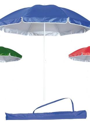 Зонт пляжный садовый, диаметр 1,8 м с защитой от uv-лучей тм