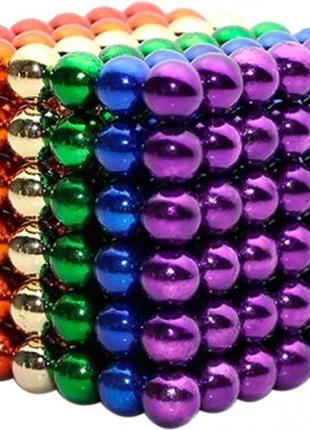Конструктор головоломка neocube 216 цветные магнитные шарики м...