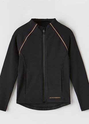 Женская спортивная кофта олимпийка куртка ветровка zara