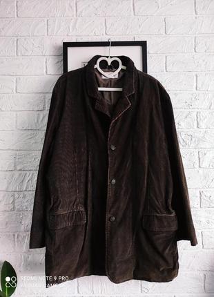 Пиджак коричневый вельвет clockhouse, xl,l,52