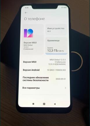 Продам смартфон Xiaomi Mi 8 4-128gb. Комплект.Сост 4.8 из 5.т