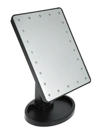 Сенсорное зеркало с подсветкой 22led квадратное