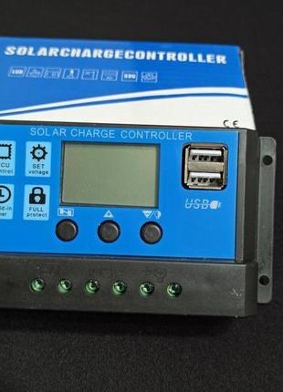 Контролер заряду акумулятора 12/24 10А для сонячних панелей