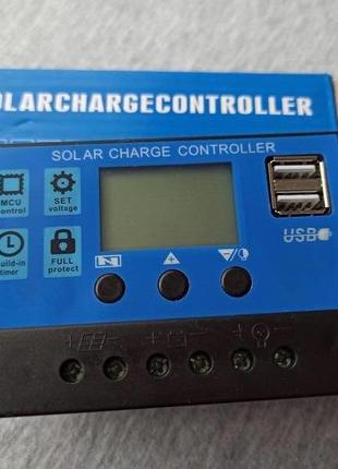 Контроллер заряда солнечных панелей 12-24В, 30А