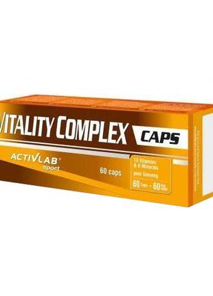 Витамины и минералы Activlab Vitality Complex, 60 капсул