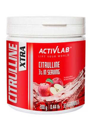 Амінокислота Activlab Citrulline Xtra, 200 грам Яблуко