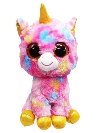 Детская мягкая игрушка единорог pl0662(unicorn-multicolor) 23 см