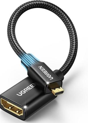 Переходник адаптер Ugreen Micro HDMI to HDMI 2.0 4K 3D 1080P 1...